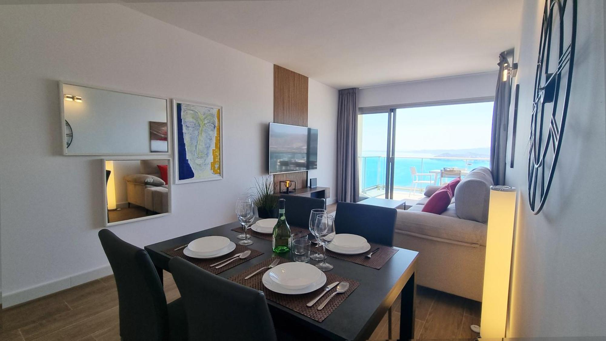 Skyscraper Apartment With Panoramic Views - Floor 38 Benidorm Luaran gambar