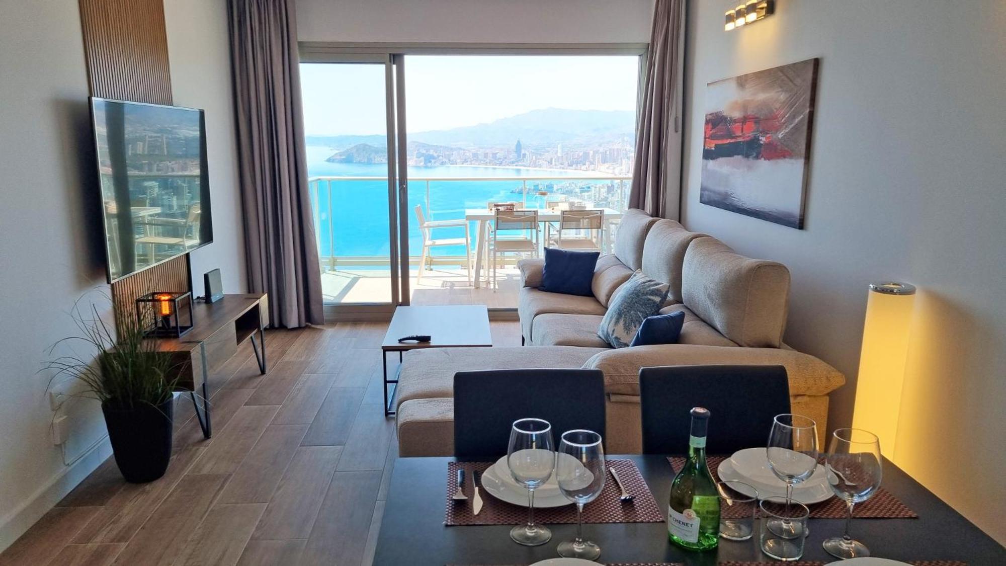 Skyscraper Apartment With Panoramic Views - Floor 38 Benidorm Luaran gambar