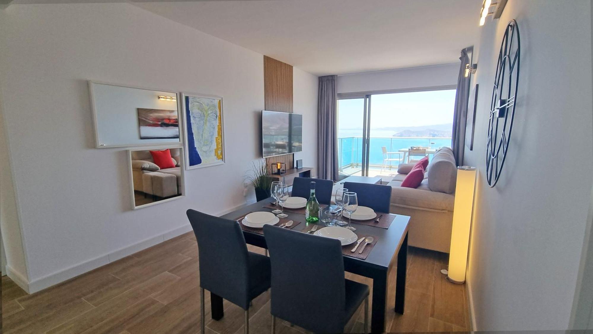 Skyscraper Apartment With Panoramic Views - Floor 38 Benidorm Luaran gambar