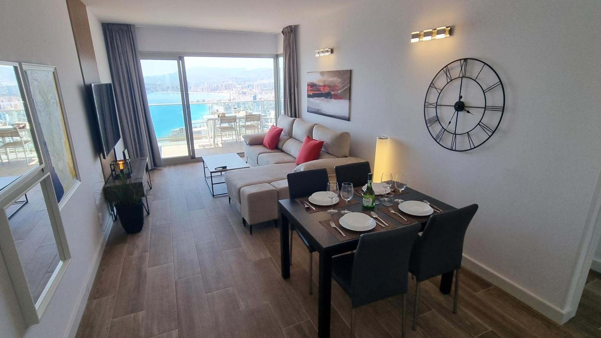 Skyscraper Apartment With Panoramic Views - Floor 38 Benidorm Luaran gambar